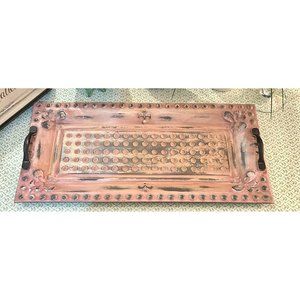 Southern Living Distressed Metal Decorative Tray